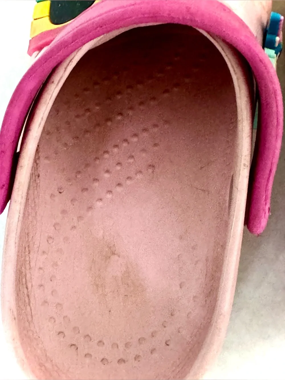Minnie Mouse Rainbow Crocs With Croc Decorative Charms